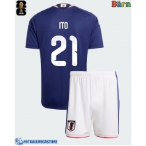 Fotballdrakt Barn Japan Hiroki Ito #21 Hjemmedraktsett VM 2026 Kortermet (+ Korte bukser)